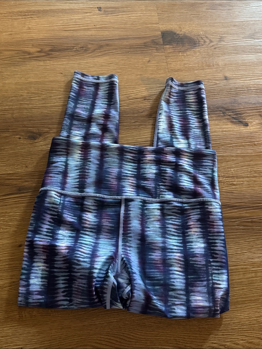 Athleta Multicolor Tie-Dye High-Waist Leggings Medium